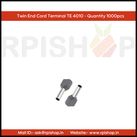 Rpi shop - Twin Wire Ferrules Copper Crimp Connectors - Twin End Cord Terminals (Twin EHI)