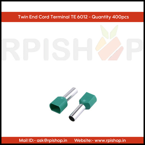 Rpi shop - Twin Wire Ferrules Copper Crimp Connectors - Twin End Cord Terminals (Twin EHI)