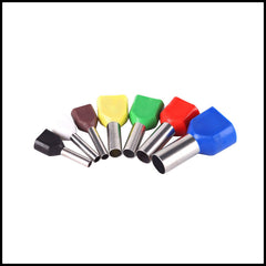 Rpi shop - Twin Wire Ferrules Copper Crimp Connectors - Twin End Cord Terminals (Twin EHI)
