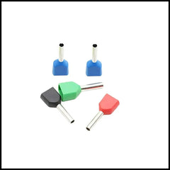 Rpi shop - Twin Wire Ferrules Copper Crimp Connectors - Twin End Cord Terminals (Twin EHI)