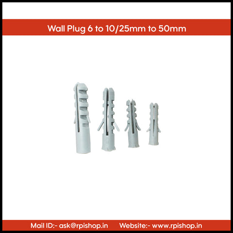 Rpi shop - Wall Sleeve Plug, Nail Fixing Wall Column Plug, Frame Fixings