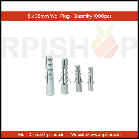 Rpi shop - Wall Sleeve Plug, Nail Fixing Wall Column Plug, Frame Fixings